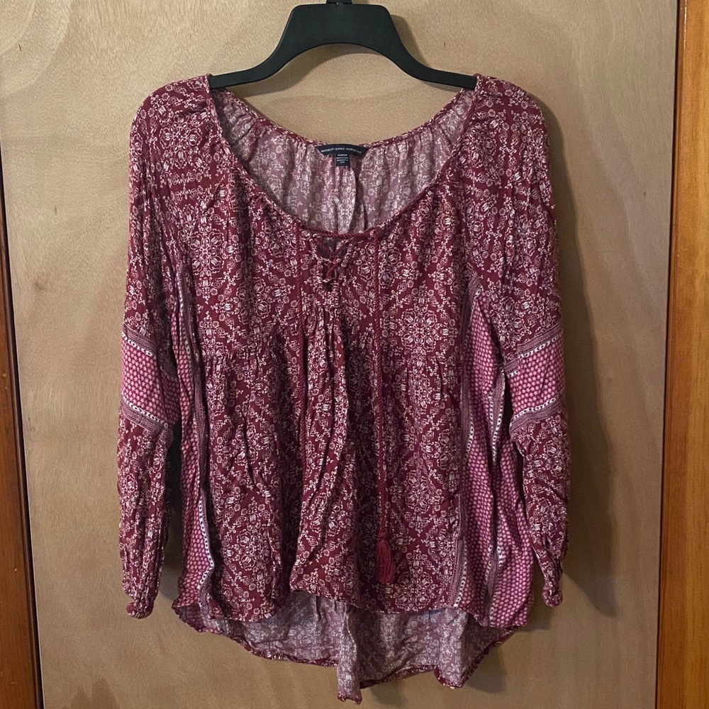 American Eagle Flowy Top - Picture 5 of 8